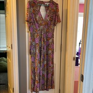 Floral Purple Dress